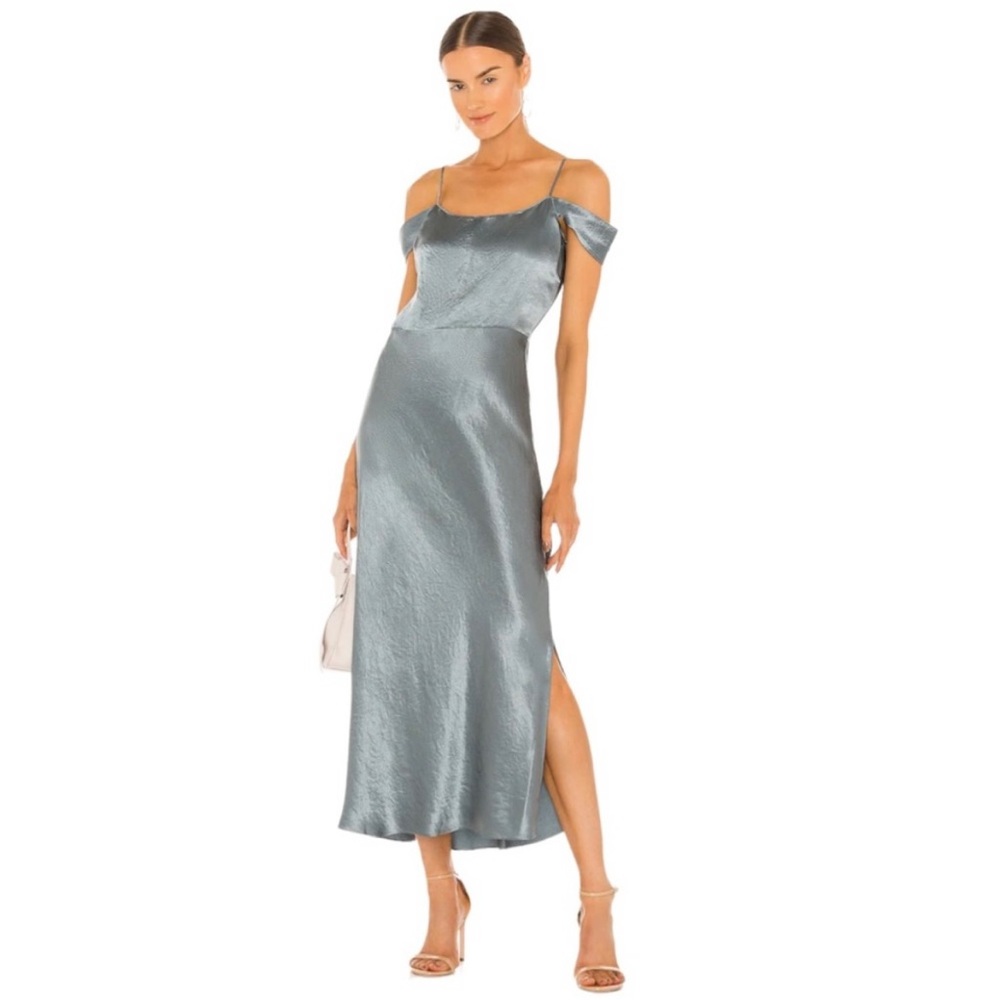 Vince Silver Shoulder Strap Slip Dress Size 4